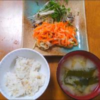 １月２０日　鯵南蛮　大根とわかめのお味噌汁