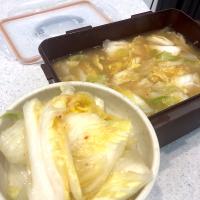「ひーひっひっひっ🧙🏻‍♀️今から白キムチ を漬けるのだ🌶」が漬かりました😃
