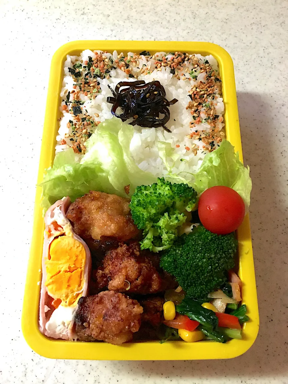 Snapdishの料理写真:高2次男弁当！|がおりんさん