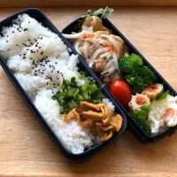 唐揚げの酢タマネギ載っけ 弁当|弁当 備忘録さん