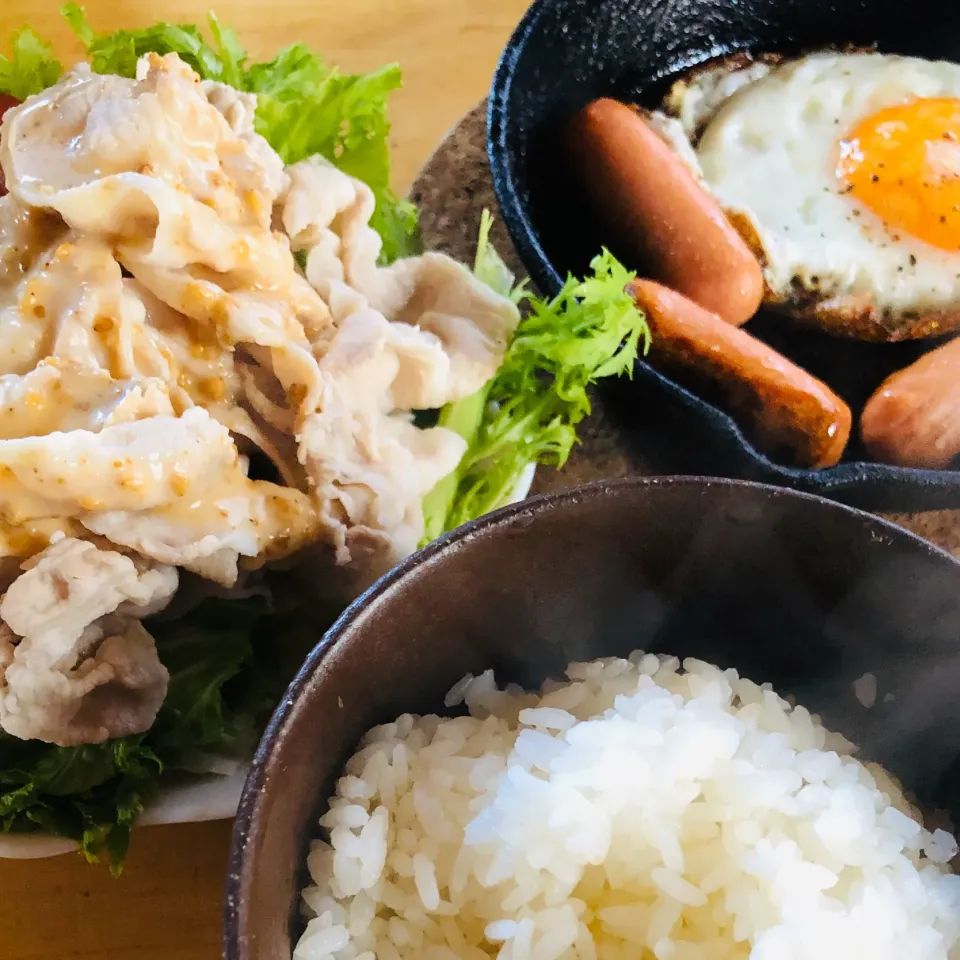 冷しゃぶ定食|ミカさん