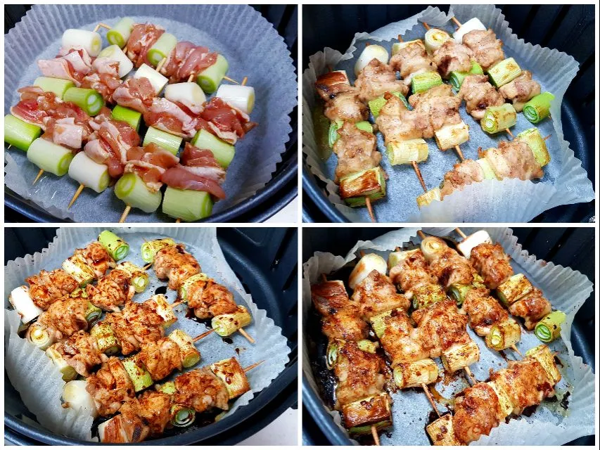 chicken skewers in air fryer|steven z.y.さん