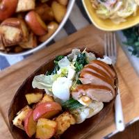 焼き林檎とフレンチトースト