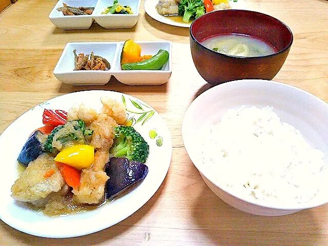 鶏ももと野菜のみぞれ煮|ももさん