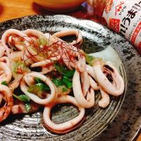 葱たっぷりイカ炒め
#これうまつゆひろめ隊