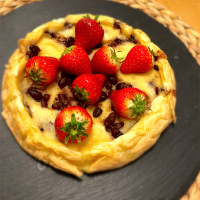 苺大福風餅ケーキ