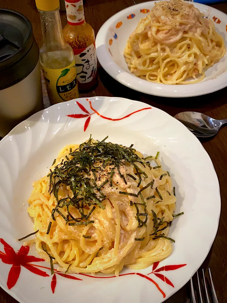 たらこクリームパスタ🍝　刻み海苔|ch＊K*∀o(^^*)♪さん