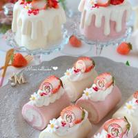 ミニロールケーキ🍓