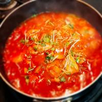 鶏肉のトマト煮込み🍅