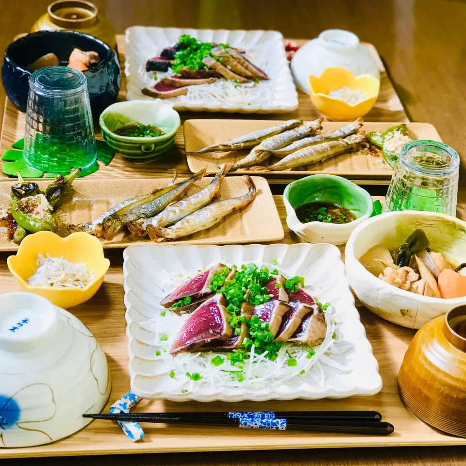 Snapdishの料理写真:お魚いっぱい定食🐟|nailsbayさん