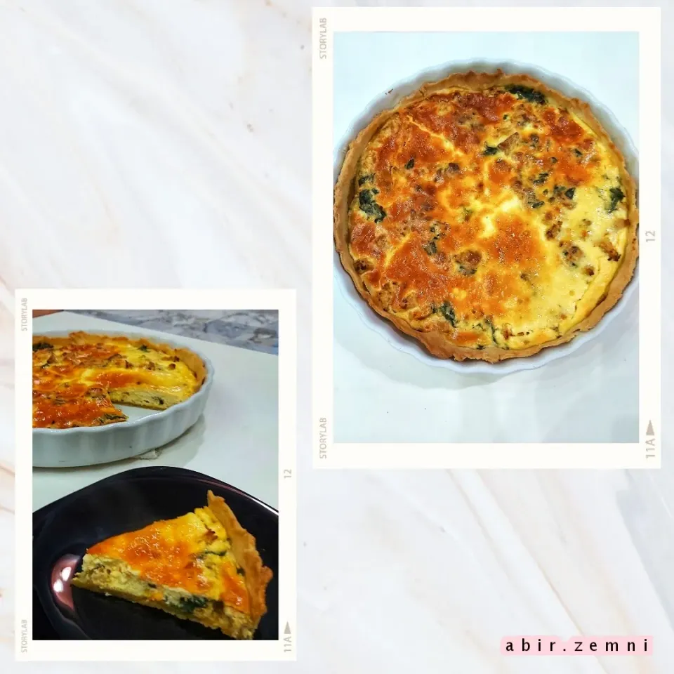 Snapdishの料理写真:Spanish Tarte 🌱🌱🥧🥧|Abirさん