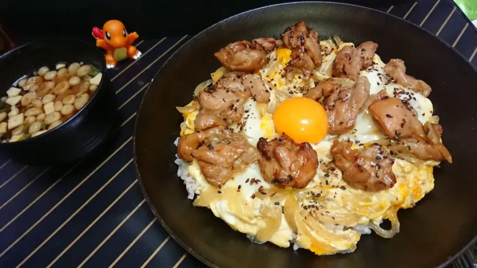 焼きとりで親子丼|ミキ♂さん