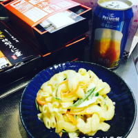 マカロニサラダだけ作りました^_^;