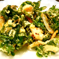 春菊・海老他の かき揚げ