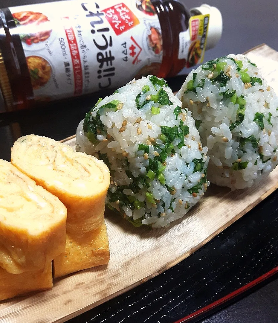 Snapdishの料理写真:これ！うま！！つゆ～の🍙とだし巻たまご～|ナオミさん