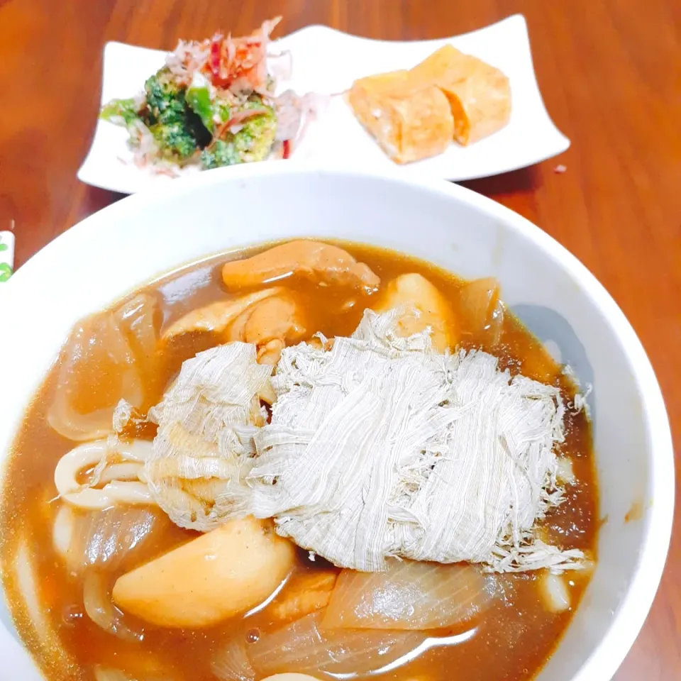 ・カレーうどん
・厚焼きたまご
・ブロッコリーサラダ|まりこさん