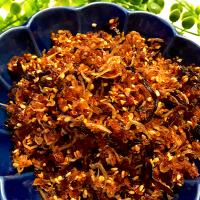 シュトママがくれた、ちりめんじゃこのふりかけ💕