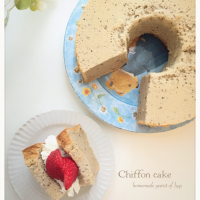 ホップ種 de 紅茶シフォンケーキ