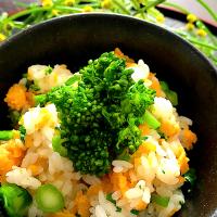 アッチさんの料理 菜の花ごはん