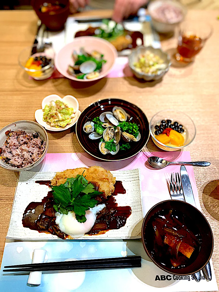 さくさくデミみそチキンカツ定食|yuminnさん