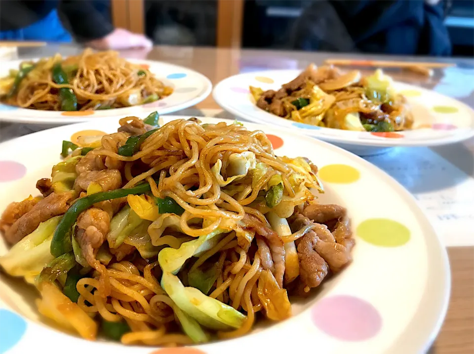 麺カリカリソース焼きそば|不動南平さん