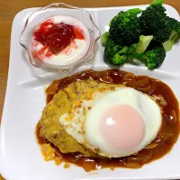 Snapdishの料理写真:ハンバーグ|もこうさぎさん