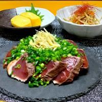 明日はやっと給料日だよ！！今月もお疲れさん！私！！　な晩御飯。