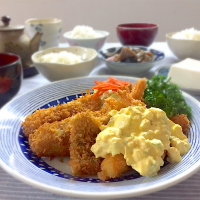 鱈のフライと海老フライ🍤