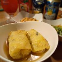 おこもりクッキングラスト  和風ロールキャベツ
