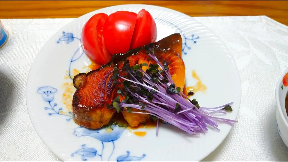 鰤の甘酢照り焼き|卯月さん