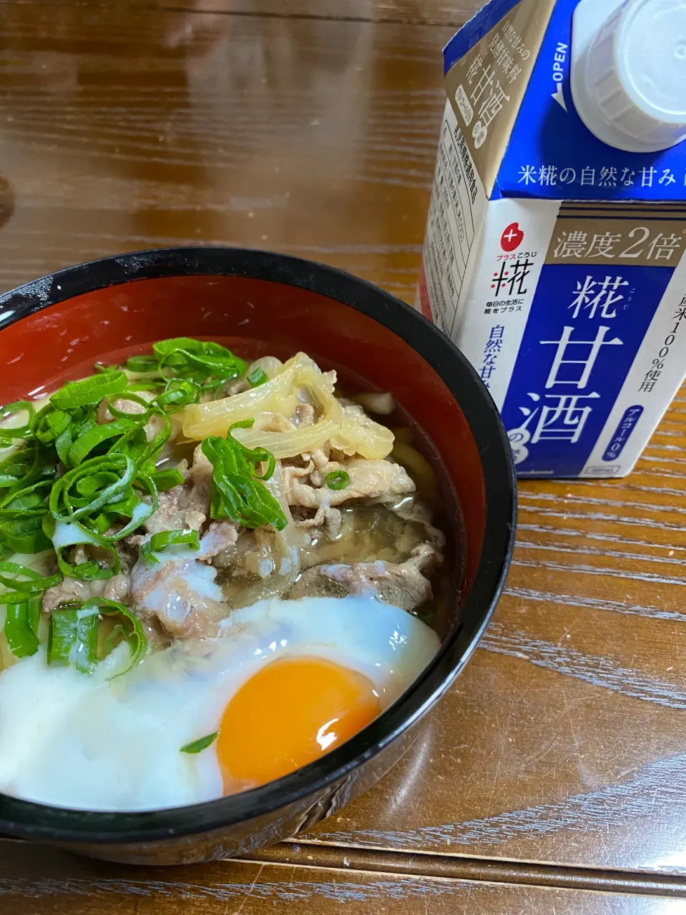 糀甘酒を使った肉うどん|TOMOさん