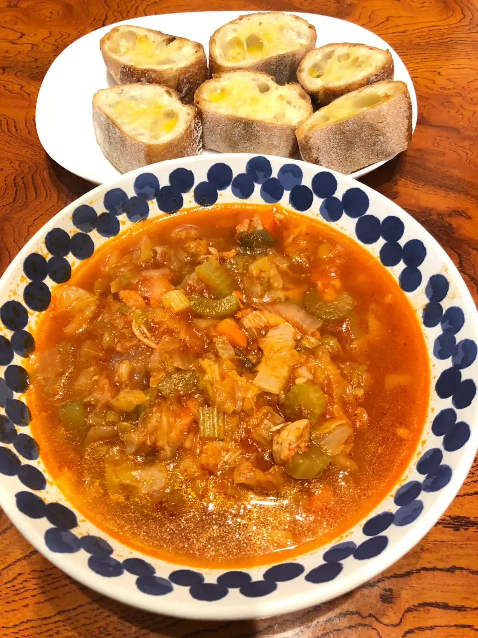 チキンと野菜のトマトスープ😋|すかラインさん