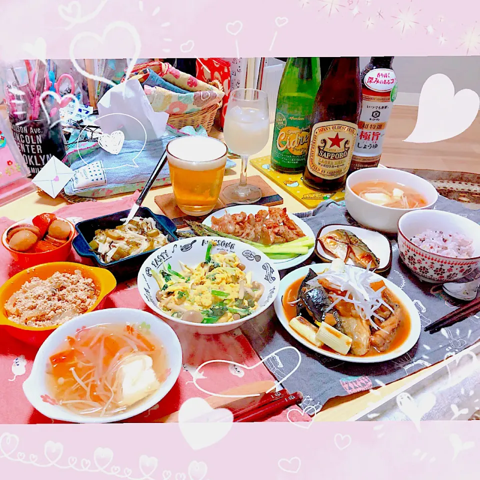 ２／２４ ｍｏｎ 誕生日ごはん🍴＊○°|rinaronarさん