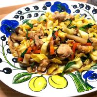 ニラ豚炒め🐾❤