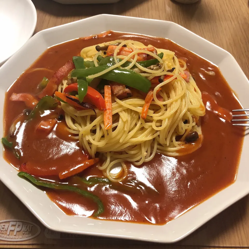 あんかけパスタ|まめさん