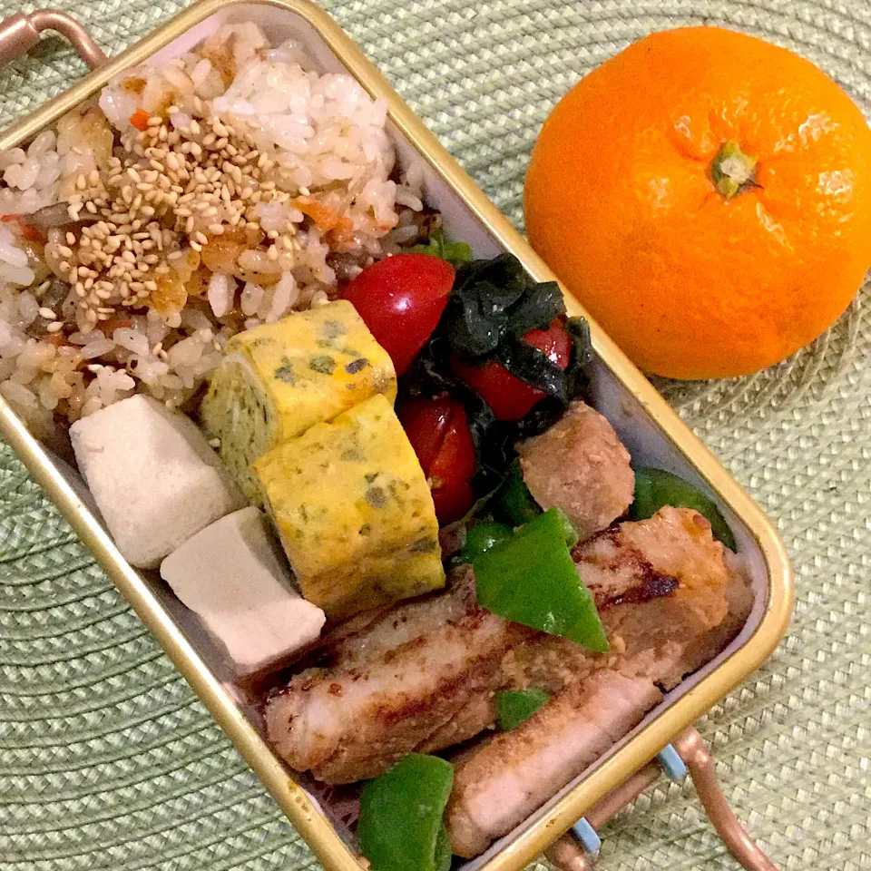 長女の中学弁当！おまけに🍊|yukoさん