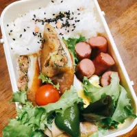 お弁当　春巻き！|じゅさん