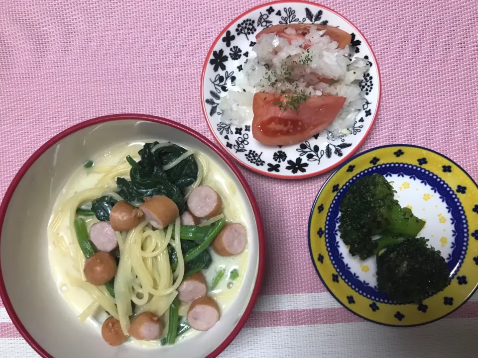 パスタのお夕飯|もんたさん