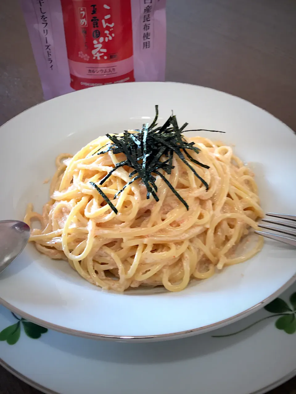 AXさんの料理 久しぶりにパスタ🍝昨日から食べたかった明太子クリームパスタ✨超簡単なのに超美味しい💕洗い物も少ないよ〜〜☺️|いっちゃんさん