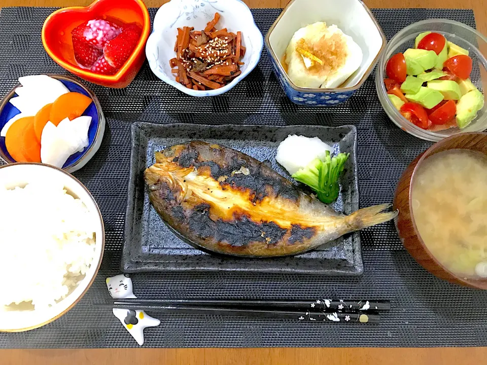 ホッケの開き定食|ゆうかさんさん