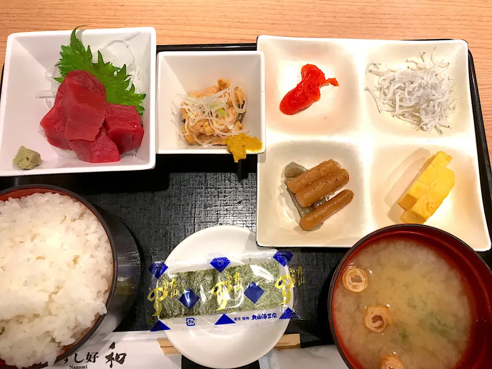 天然本まぐろ納豆定食|マハロ菊池さん