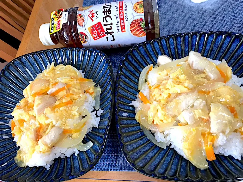 これうまつゆ❣️で親子丼🥚|えいぽんさん