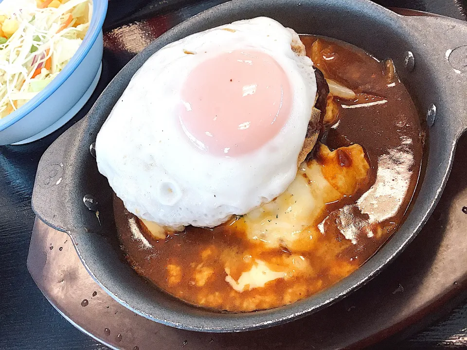 松屋のハンバーグ😋|アライさんさん