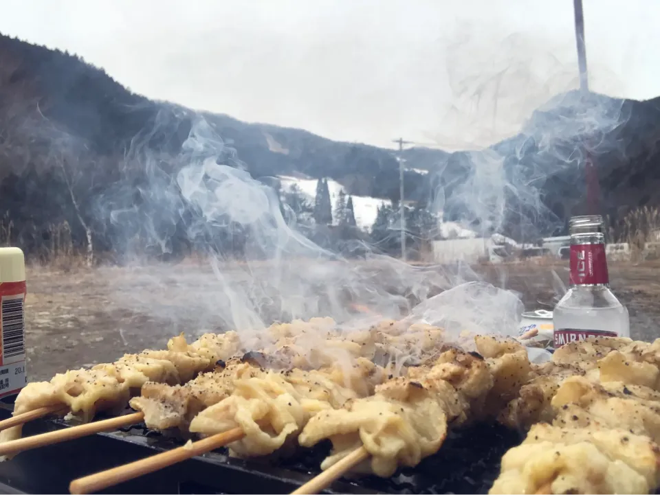 Snapdishの料理写真:熱熱焼き鳥🏂|ＲＹＨ ＦＯＯＤＺ🌴🥥さん