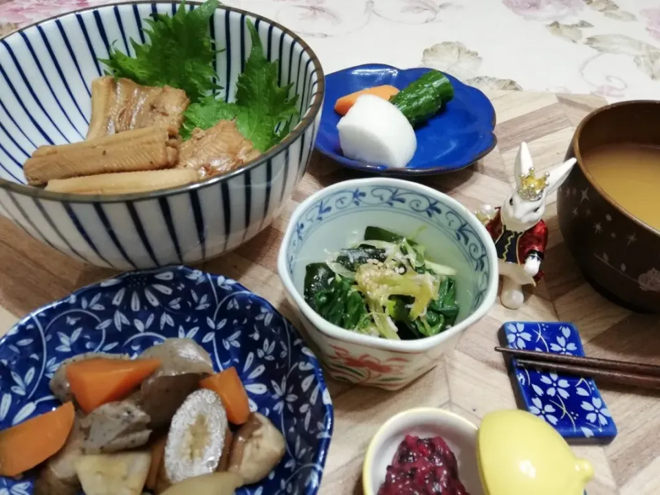 Snapdishの料理写真:2/26
煮穴子丼定食😋|たえさん