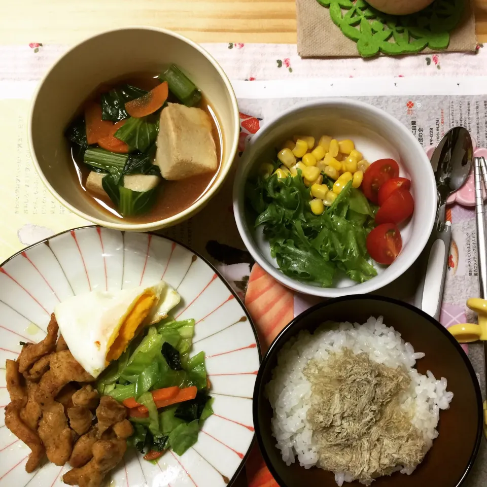 4歳児晩ご飯|さとう かおりさん