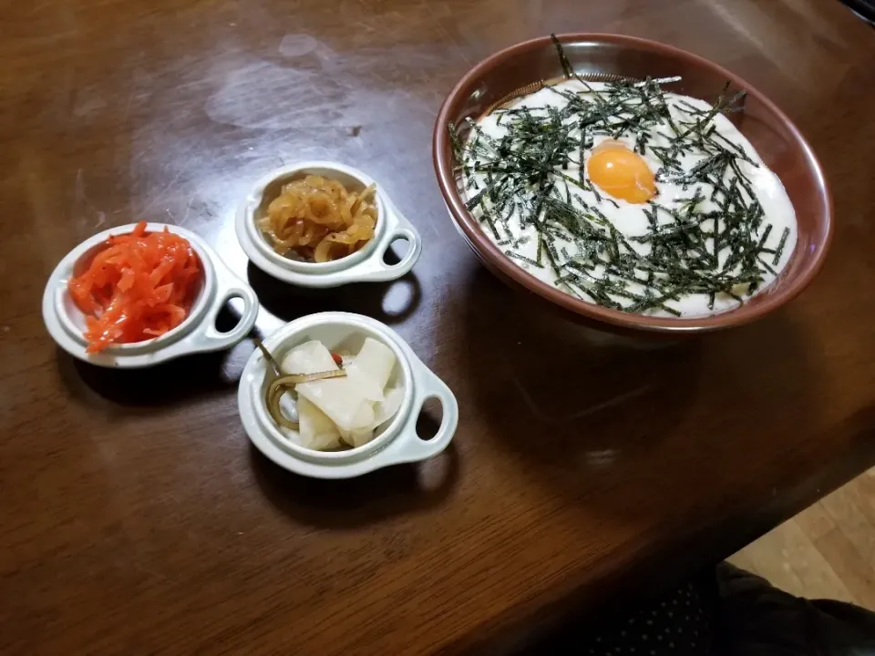 Snapdishの料理写真:お家とろろ飯(^_^)v|森のプーさん 🍯(森　耕二)さん