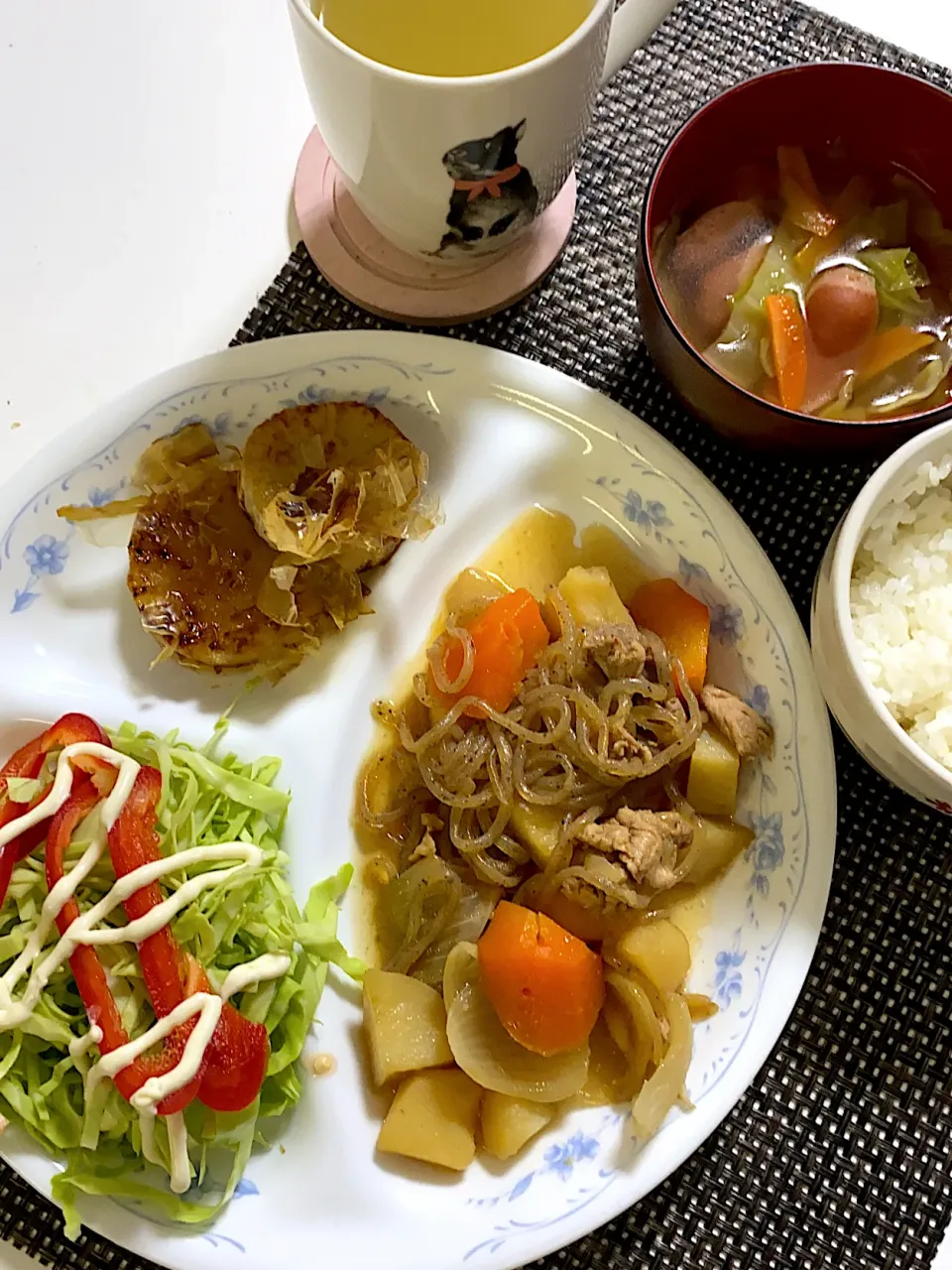 肉じゃが＊ワンプレート晩ご飯|ゆきさん