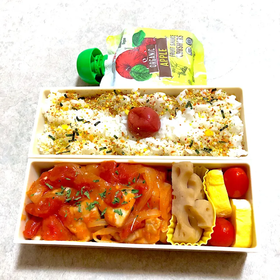 #チキンのトマト煮弁当 #パパ弁当|Ikuさん