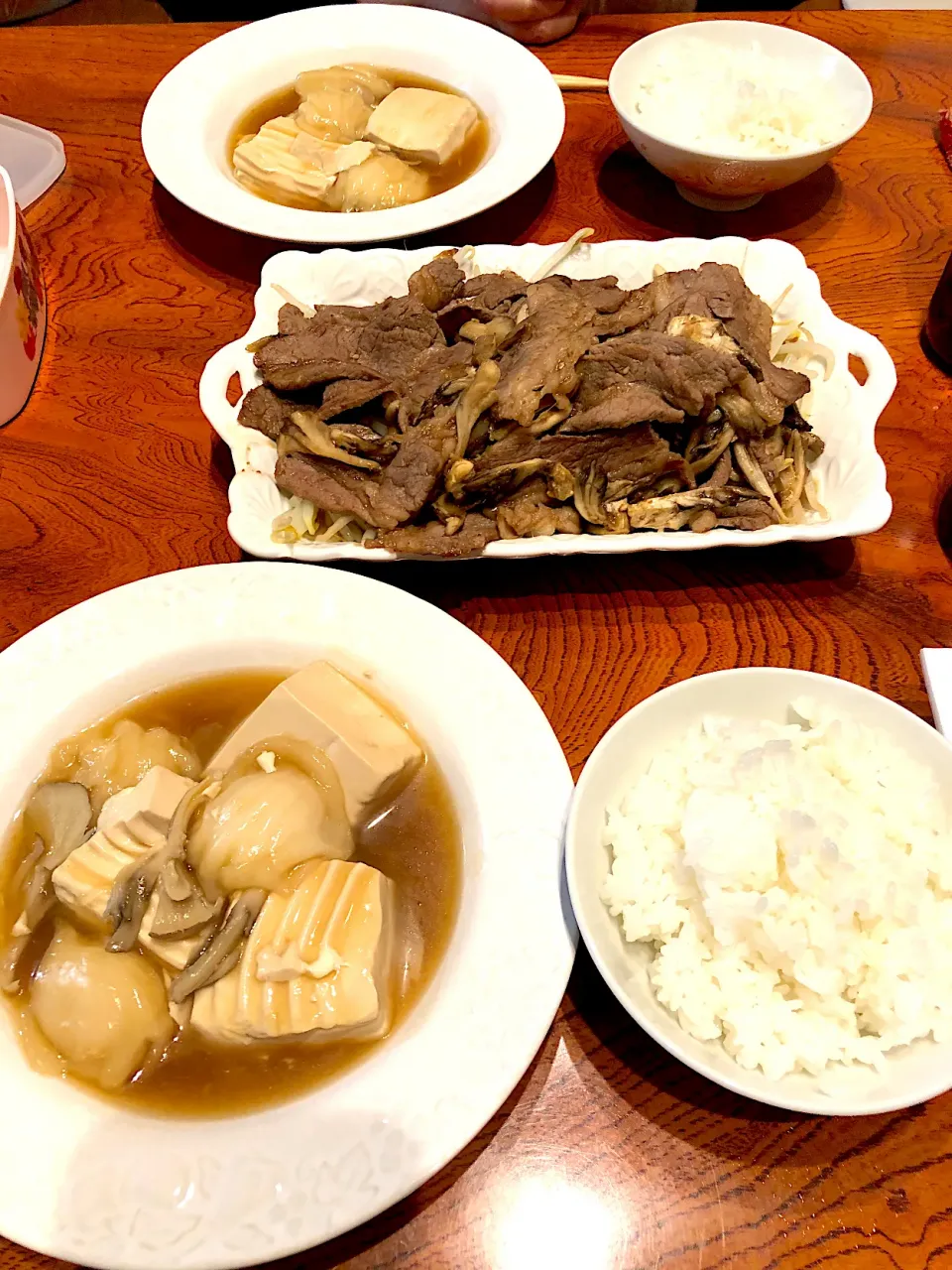 焼肉、豆腐のあんかけ😋|すかラインさん